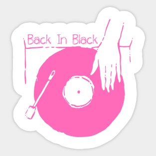 Get Your Vinyl - Back in Black Sticker